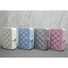 İlkyaz Fashion 16X11 cm Deri Kaplamalı Makyaj ve Takı Kutusu  (Ilkyz)