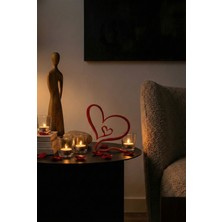 Modelerman Design Kalp Şeklinde Dekoratif 3D Baskı Ürünü