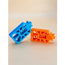 Modelerman Design Handheld Gear Click Fidget Spinner - Taşınabilir Rahatlatıcı Oyuncak (2 Adet)