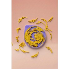 Modelerman Design Round Labyrinth 3D Puzzle - Eğlenceli Zeka Oyunu