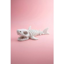 Modelerman Design Hareketli Iskelet Köpekbalığı Modeli - 3D Baskı