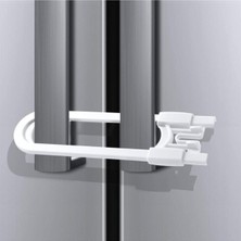 Esranın Dünyası 4 Adet Çocuk Koruma Kilidi - Slide Dolap Çekmece Kilidi Sürgülü Kilit RSEKO34-ESRDNS