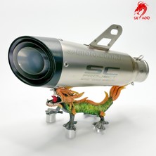 Özgürce Yüksek Performanslı Tok Sesli Egzoz Susturucu, Sportif ve Güçlü Tasarım