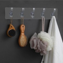 Esranın Dünyası Çok Amaçlı Kendinden Yapışkanlı 5li Şeffaf Askı RSEKO34-ESRDNS