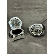 Özgürce 2'li Xenon Mercek 3.0" Inç Egea Astra H Nemo Bipper Clio 2 Ies Vtec Uyumlu