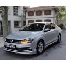 Özgürce Makyajlı Kasa Ön Eküri, Volkswagen Jetta Mk6 2014-2018 Uyumlu, Boyasız