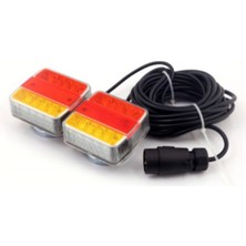 Özgürce Yüksek Parlaklıklı Ledli 12V Kablolu 7'li Stop Lamba Seti