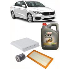 Özgürce Egea 1.4 Benzinli Bakım Seti, 4l Gtx Motor Yağı ve Filtreler