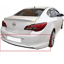 Özgürce Sedan Arka Ek Difüzör Siyah Plastik Opel Astra J 2011+