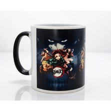 Porselen Renk Değiştiren Demon Slayer Kupa Bardak - Model 2