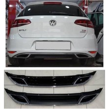 Özgürce Golf 7/7.5 Görünüm Difüzör Pianoblack 13-17 Ithal Tırnaklı Geçmeli