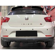 Özgürce Parlak Siyah Plastik Difüzör, Seat Ibiza Mk4 2008-2017 Arka Bodykit