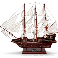 İntora 80X65 cm Ahşap Yelkenli Gemi