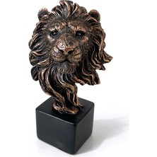 İntora 14X9 cm Polyester Aslan Büstü