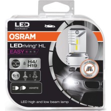 Özgürce H4 LED Far Ampulü 12V, 2'li Takım, Yüksek Parlaklık ve Dayanıklılık