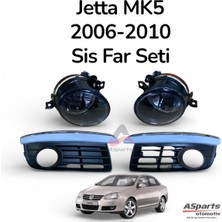Özgürce Kromlu Sis Far Seti, Jetta Mk5 2006-2010, Yüksek Kalite ve Şık Tasarım