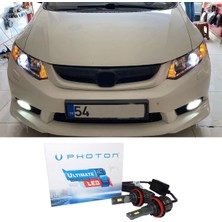 Özgürce Yüksek Parlaklık Hb3 Xenon Uzun Far Ampulü 9500 Lumens Beyaz 2012-2016