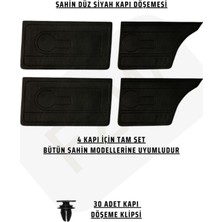 Özgürce Şahin-Kartal Siyah Düz Kapı Döşemesi Takımı, Şık ve Dayanıklı Tasarım