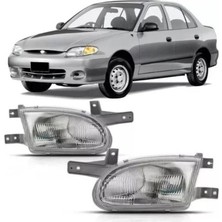 Özgürce Yumurta Kasa Sağ Sol Ön Far Takımı 1998-2000 Hyundai Accent