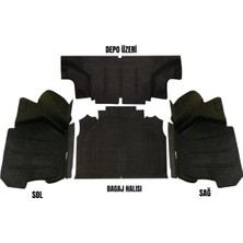 Özgürce Tofaş Doğan Şahin Bagaj Içi 4 Parça Halı Seti, Şık ve Dayanıklı Ürün