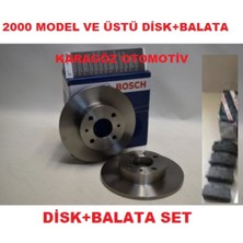 Bosch Araç On Fren Disk ve Balata Seti, Tofaş Doğan Slx 2000, Üst Model