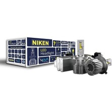 Özgürce Yüksek Parlaklık H4 LED Xenon Far Ampulü Seti Nikel Nova 12000LM