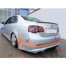 Özgürce Arka Eki Siyah Plastik Uyumlu Vw Jetta Mk5 2005-2010