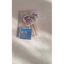 Mutlu Anılar Parti Evi Paw Patrol Pasta Süsü Kürdan 10LU