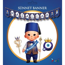 Sünnet Kutlama Seti Sünnetimize Hoş Geldiniz Yazısı Flama Sünnet Banner Maşallah Tavan Sarkıt