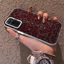 HONTINGA Xiaomi Redmi Note 10 Pro ile Uyumlu Kılıfı Silikon Kenar Sert Arka Anti Düşme Telefon Kılıfı Vintage Desenli K1-0699