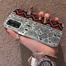 HONTINGA Samsung Galaxy A14 ile Uyumlu Kılıfı Silikon Kenar Sert Arka Anti Düşme Telefon Kılıfı Klasik Desenli K1-0700