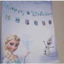 Karakterli,kaligrafik El Yazısı Resimli Renkli Iyiki Doğdun Banner,happy Birthday Banner