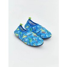 LC Waikiki Dinozor Baskılı Erkek Bebek Deniz Ayakkabısı  (S6)