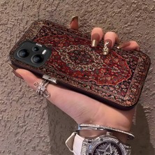 HONTINGA Poco X5 5g ile Uyumlu Kılıfı Silikon Kenar Sert Arka Anti Düşme Telefon Kılıfı Klasik Desenli K1-0700