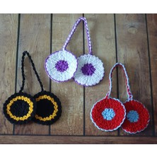 El Emeği El Örgüsü Mutfak Tutacağı 3'lü Paket En 11 cm  Boy 50 cm