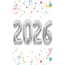 2026 Rakam Folyo Balon Mezuniyet Kutlama Folyo Balon
