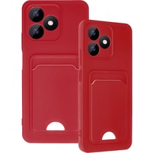 Indispensablely Newface Note 50 4g Kılıf Kelvin Kartvizitli Silikon - Kırmızı