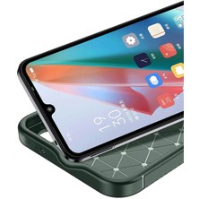 Indispensablely Newface A60 Kılıf Auto Focus Karbon Kapak - Koyu Yeşil