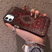 HONTINGA iPhone 11 ile Uyumlu Kılıfı Silikon Kenar Sert Arka Anti Düşme Telefon Kılıfı Klasik Desenli K1-0700