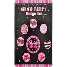 Mutlu Anılar Parti Evi Bride To Be Rozet Seti