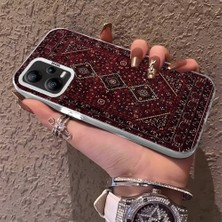 HONTINGA Poco X5 5g ile Uyumlu Kılıfı Silikon Kenar Sert Arka Anti Düşme Telefon Kılıfı Vintage Desenli K1-0699