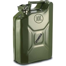Özgürce 10 Litre Metal Yakıt Bidonu, Dayanıklı ve Güvenli Depolama Çözümü