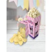 Genel Tedarik 8’li Kuromi Mısır Kutusu Seti – Kuromi Popcorn Kutusu