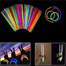 HSRC Parti Aksesuar Fosforlu Çubuk Glow Stick 15 Li Paket
