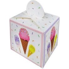 Mutlu Anılar Parti Evi Lokumluk Karton Kutu Pk:25-