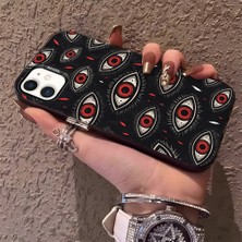 HONTINGA iPhone 12 Pro ile Uyumlu Kılıfı Silikon Kenar Sert Arka Anti Düşme Telefon Kılıfı Sanat Desenli K1-0701