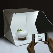 Epilons Ürün Çekim Çadırı Mini Fon Fotoğraf Stüdyosu Ledli Işık Perdesi