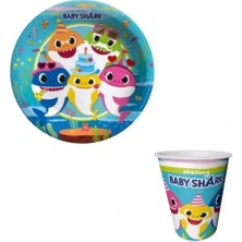 Perrla Shop Baby Shark Tabak Bardak Set