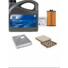 Özgürce Astra J 1.4 Turbo Benzinli Motor Filtre ve 4l 5W30 Motor Yağı Seti