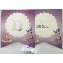 Prenses Sofia / Sofya Iyiki Doğdun Gümüş Banner / Uzar Yazı